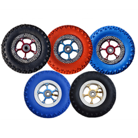 Tout nouveau 5-10 pouces planche à roulettes électrique et Scooter roues pneumatiques tout-terrain Mountainboard et Longboard caoutchouc matériaux plastiques
