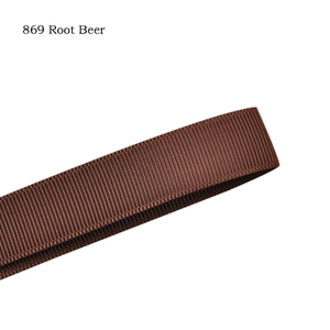 Cinta de grogrén a rayas, suave, sólida, 0,5 pulgadas (13mm) - Product Image 5