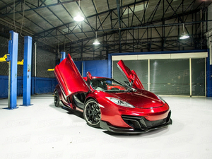 Kit Carrozzeria Paraurti Anteriore in Fibra di Carbonio Stile D V 2012-2014 per MCLAREN MP4-12C - Product Image 4