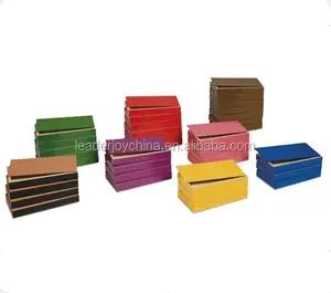 モンテッソーリの文法充填ボックス用の木製教育玩具