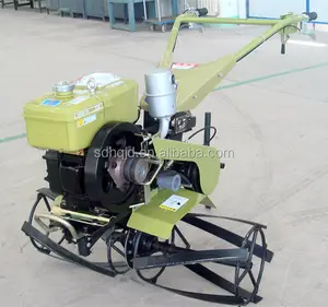 Best selling 176S diesel engine mini rotary power tiller weeding machine, agricultural cultivator ridger tiller