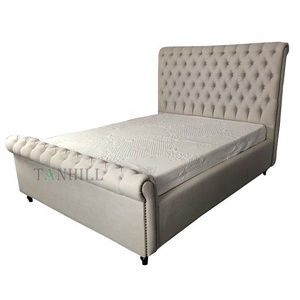 Phòng Ngủ Hiện Đại Thiết Kế Nội Thất Đa Chức Năng Gỗ Rắn Nữ Hoàng Lưu Trữ Mềm Giường Gia Đình Thiết Kế - Product Image 5