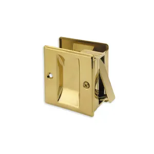 Hot selling Solid Brass Sliding Pocket Door Lock furniture locks