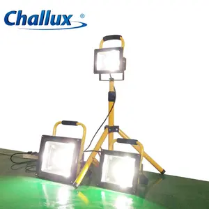 Fio portátil exterior de trabalho luz, 3m cabos cob inspeção tripé suporte 110v 220v led luz de trabalho