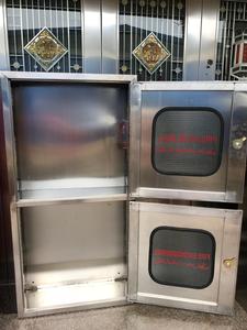 En Acier inoxydable Double Porte Armoire D'extincteur, Type Inclus Armoire À Incendie - Product Image 6