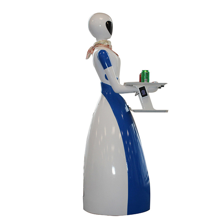 Пищевой магазин, умная официантка, робот с искусственным интеллектом для подачи еды