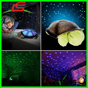 Constelaciones lámpara de proyector plástico felpa musical luminosa noche de la tortuga del cielo - Product Image 6