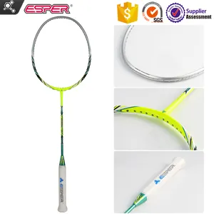 Raket Badminton Kustom Serat Grafit/Karbon Pabrikan Premium 40 G Teratas