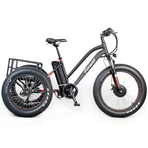 वसा टायर इलेक्ट्रिक बाइक 1000w/3 पहिया वसा बिजली tricycle/ई बाइक के लिए 3 पहिया इलेक्ट्रिक बाइक बिक्री
