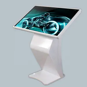 43 zoll freistehende LCD display touchscreen interaktive kiosk pc alle in einem informationen player