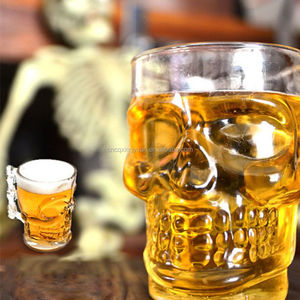 كوب زجاجي على شكل جمجمة/كوب زجاجي حسب الطلب - Product Image 3