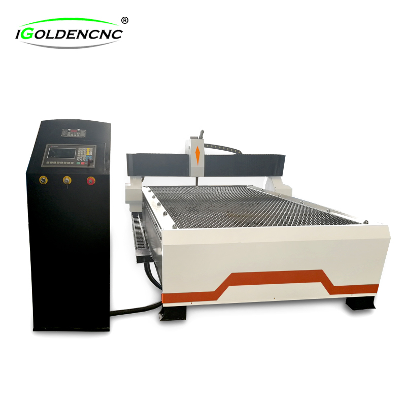 Gros type de table cnc plasma machine de découpe pour le cuivre, tôle, tube rond