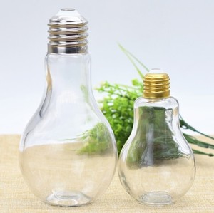 <span class=keywords><strong>Bottiglia</strong></span> in <span class=keywords><strong>Vetro</strong></span> a Forma di Lampadina da 100ml 150ml 250ml 300ml 400ml 500ml 800ml per Latte Succo Bevande Analcoliche - Product Image 1