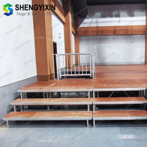 Chi phí thấp ngoài trời điều chỉnh Nhôm xách tay sân khấu nền tảng cho buổi hòa nhạc hiển thị tổ chức sự kiện - Product Image 4