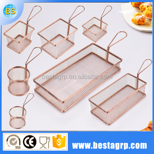 <span class=keywords><strong>Artículos</strong></span> del hogar <span class=keywords><strong>usados</strong></span> para la <span class=keywords><strong>venta</strong></span> recubrimiento <span class=keywords><strong>de</strong></span> oro Acero inoxidable mini cesta - Product Image 2