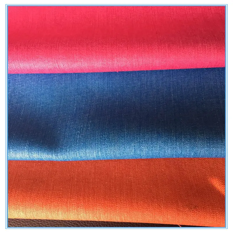 New products 100% Polyester slub 마 fabric 대 한 방글라데시 시장