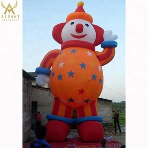 Mascota de payaso inflable con logotipo, nuevo diseño, publicidad