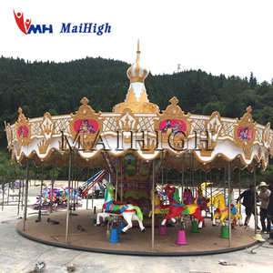 Venta Popular carrusel feliz ir Parque de Atracciones carrusel caballos para la venta - Product Image 6