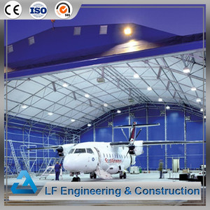 Préfabriquée structure en <span class=keywords><strong>acier</strong></span> avion de hangar - Product Image 1