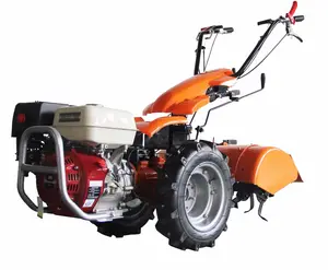 13HP Twee Wiel Tractor, Gear Drive Helmstok Cultivator, Alle Gear Drive Rotary Tiller