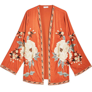 <span class=keywords><strong>Bordado</strong></span> de terciopelo <span class=keywords><strong>Kimono</strong></span> - Product Image 3