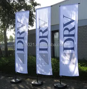 china wholesale outdoor advertising flying banner / feather beach flag pole / flag banner with low price