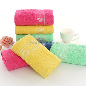 Alibaba <span class=keywords><strong>Site</strong></span> Serviettes Pas Cher 100% Coton Essuie-mains Couleur Jaune - Product Image 6