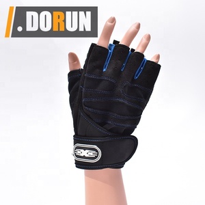 Gant d'entraînement Knuckle Haltérophilie <span class=keywords><strong>Shorty</strong></span> Finger Gants avec dos incurvé ouvert pour Powerlifting Gym Femmes - Product Image 2
