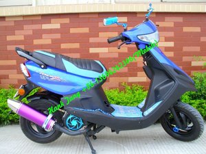 Trottinette électrique à deux roues avec pédales, 110cc, pour femmes, nouveau modèle - Product Image 2