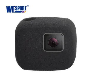 Parabrisas de espuma con reducción de ruido para GoPro <span class=keywords><strong>Hero</strong></span> 7, 6, <span class=keywords><strong>5</strong></span>, negro, blanco y plata - Product Image 1