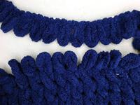 For Fancy Yarn Super Soft Chunky Chenille 100% Polyester Dyed High Strength Finger Loop Yarn for Hand Knitting