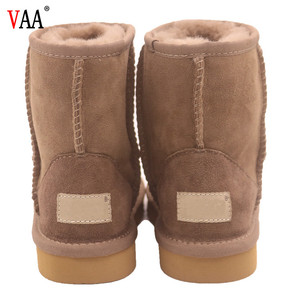 AN-CF-027 venta superior fabricante lindo niños botas zapatos de <span class=keywords><strong>la</strong></span> nieve, Invierno botas de piel en stock - Product Image 3