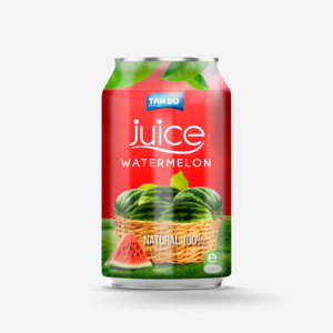 Jus de pastèque de 330ml du fabricant OEM en bouteille emballage haut de gamme - Product Image 1