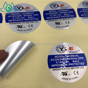 Personalizado de aluminio autoadhesivo Etiqueta de impresión hoja de plata pet - Product Image 2
