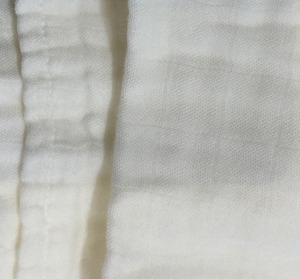 Manta de muselina suave de bambú/algodón orgánico de estilo liso para bebé, manta envolvente, manta de sublimación de fibras naturales orgánicas - Product Image 4