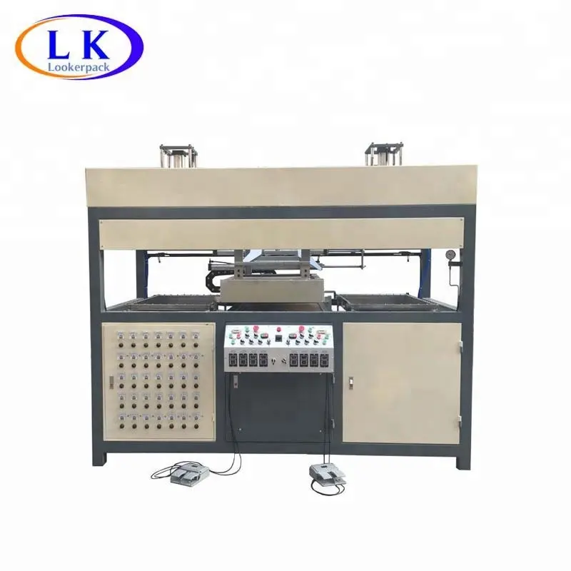 Одноразовый пластиковый лоток PP PET PS термовакуумная формовочная машина