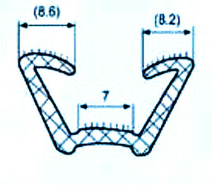 Cửa Sổ Kính Đổ Xô Thông Dụng Bằng Cao Su Cửa Sổ Ô Tô Đổ Xô - Product Image 2