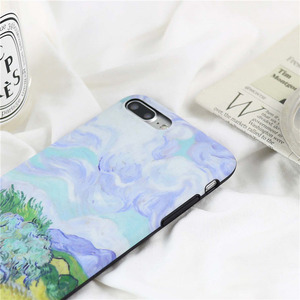 Único Van Gogh campo de trigo IMD pintura mate TPU teléfono móvil caso para el <span class=keywords><strong>iPhone</strong></span> x 8 8 más 7 7 más 6 6 Más - Product Image 5