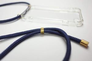 Navy Per il <span class=keywords><strong>iphone</strong></span> 5 <span class=keywords><strong>5S</strong></span>/SE Antiurto TPU Collana Crossbody Caso Della Copertura Del Telefono Mobile con Cavo Cinghia Cordino - Product Image 4