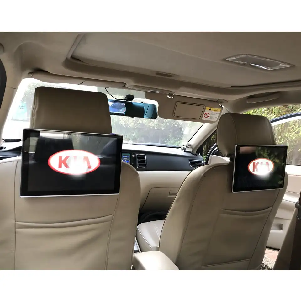 Repose tête avec moniteur WIFI et écran pour sièges arrière de voiture, écran vidéo 1920x1280, 4k, DVD, WIFI, pour KIA K3, K5, K9, Borrego, Sorento, carnaval