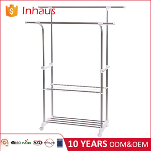 Fábrica de precio al por mayor Plegable tendedero Paño con <span class=keywords><strong>2</strong></span> capas zapatos rack - Product Image 1