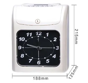 Nenhum-electronic time recorder fingerprint time clock <br/> 2 cores de impressão para a venda