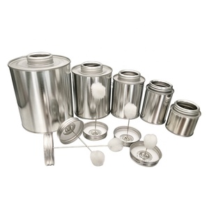 Bàn Chải Tròn 32Oz Trong Hộp Thiếc Cho Xi Măng Dung Môi <span class=keywords><strong>Pvc</strong></span> - Product Image 1