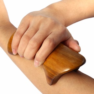 Rodillo de madera de cuatro ruedas para coche, herramienta de masaje de mano relajante, reflexología facial, terapia corporal, masajeador facial - Product Image 3