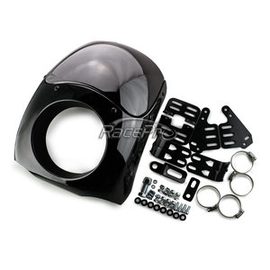 Parabrisas de carenado deportivo para motocicleta, color negro, para Harley <span class=keywords><strong>Sport</strong></span> <span class=keywords><strong>Glide</strong></span> 35, 39, 4149mm - Product Image 4
