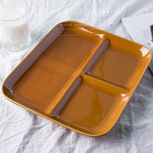 Vaisselle en porcelaine de céramique chinoise, <span class=keywords><strong>assiette</strong></span> à dîner, <span class=keywords><strong>3</strong></span> sections, prix d'usine, bon marché, 11 pouces, - Product Image 3