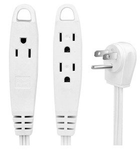 SPT-3 <span class=keywords><strong>enchufe</strong></span> <span class=keywords><strong>plano</strong></span> cable de extensión 16/3 castigada con 3-salida <span class=keywords><strong>Triple</strong></span> grifo 12-Pie de cable de alimentación - Product Image 3
