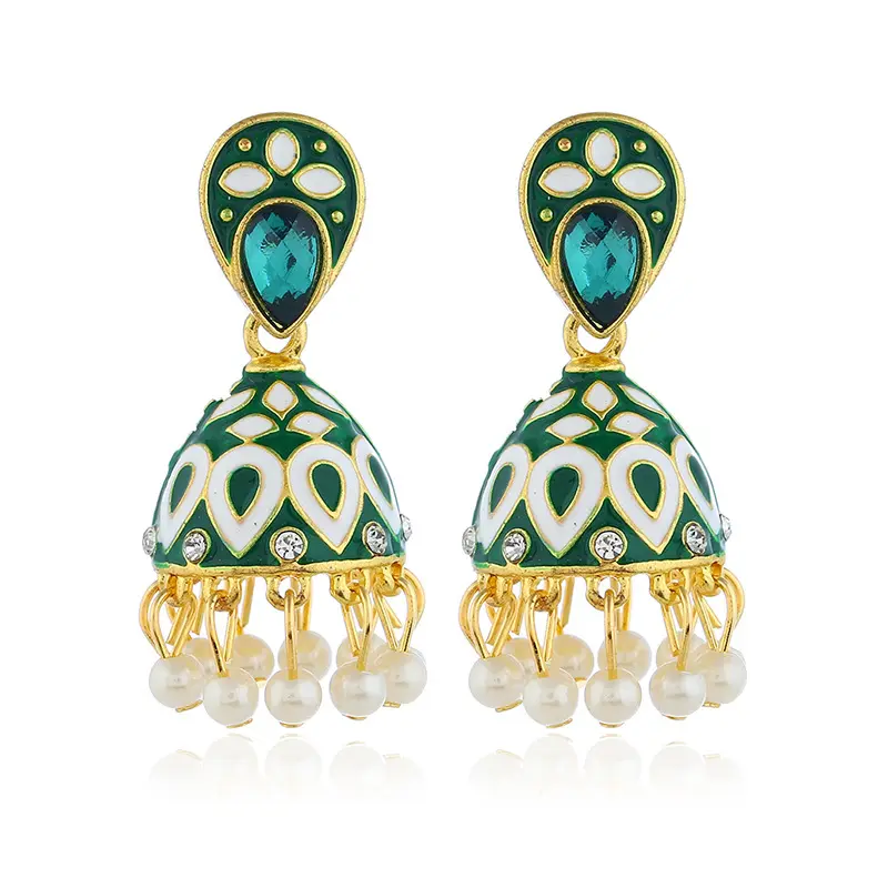 Grosir Anting India Jhumka Anting Mode Etnik India