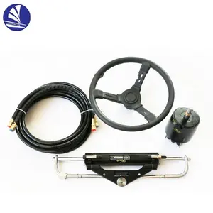 Marine Kemudi Hidrolik Sistem Gigi dengan Silinder/Hidrolik Outboard Steering System Kit Kurang dari 90HP/150HP/300HP