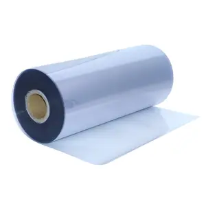 100 Micron Plastic Hard Transparent Super Clear PVC Film in Roll